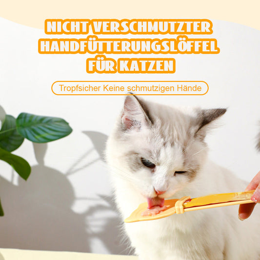 Nicht Verschmutzter Handfütterungslöffel Für Katzen/Cat Strip Non-Dirty Hand Feeding Spoon