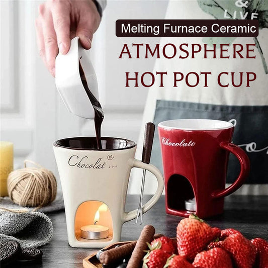 Schmelzofen Keramik Atmosphäre Hot Pot Cup