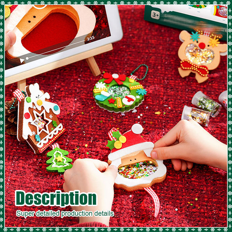 Weihnachten Themed Filz Dekoration DIY Material Paket