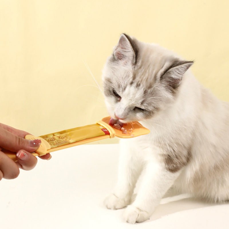 Nicht Verschmutzter Handfütterungslöffel Für Katzen/Cat Strip Non-Dirty Hand Feeding Spoon